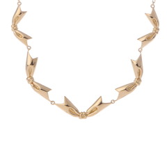ミキモト リボンモチーフ ネックレス ゴールド K18イエローゴールド YG レディース ジュエリー 【中古】【jewelry】