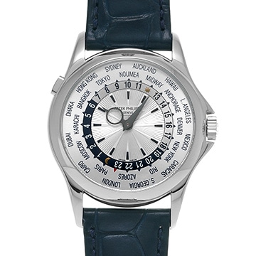 パテック フィリップ ワールドタイム 5130G-001 シルバー メンズ 時計 【中古】【wristwatch】