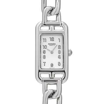 エルメス ナンタケット NA2.110 シルバー レディース 時計 【中古】【wristwatch】