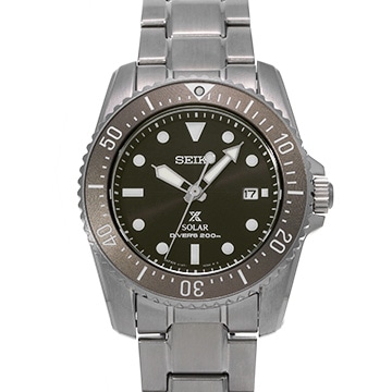 セイコー プロスペックス ダイバースキューバ ソーラー SBDN071 ブラウン メンズ 時計 【中古】【wristwatch】