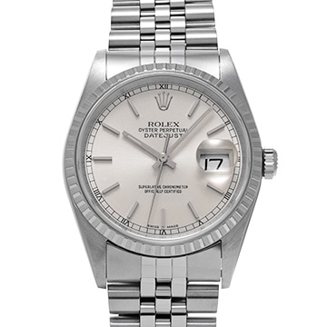 ロレックス デイトジャスト 16220 シルバー メンズ 時計 【中古】【wristwatch】