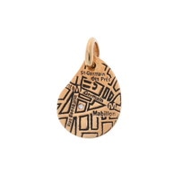 ルジアダ 地図モチーフ ペンダントトップ K18イエローゴールド YG レディース ジュエリー 【中古】【jewelry】