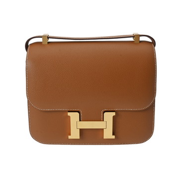 エルメス コンスタンス 24 ゴールド ヴォーエプソン レディース バッグ 【中古】【bag】