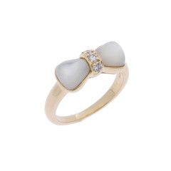 ヴァン クリーフ&アーペル ヴィンテージリボン リング ゴールド K18イエローゴールド YG レディース ジュエリー 【中古】【jewelry】