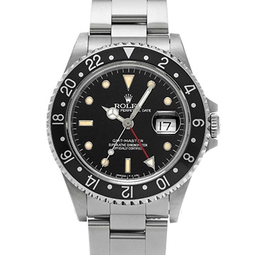 ロレックス GMTマスター 16700 ブラック メンズ 時計 【中古】【wristwatch】