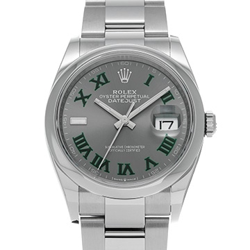 ロレックス デイトジャスト 36 126200 スレート メンズ 時計 【中古】【wristwatch】
