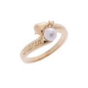 ミキモト パールリング ゴールド K18イエローゴールド YG レディース ジュエリー 【中古】【jewelry】