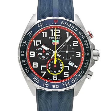 タグ ホイヤー フォーミュラ1 クォーツ クロノグラフ レッドブルレーシング CAZ101AL.FT8052 ブルー メンズ 時計 【中古】【wristwatch】