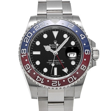 ロレックス GMTマスターII 116719BLRO ブラック メンズ 時計 【中古】【wristwatch】