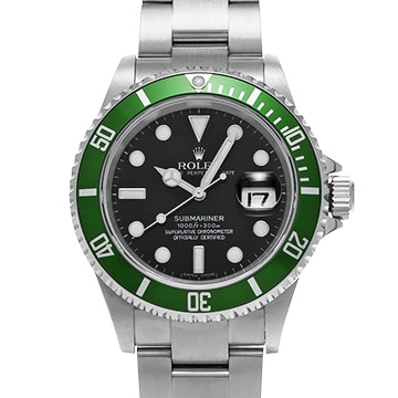 ロレックス サブマリーナ デイト 16610LV ブラック メンズ 時計 【中古】【wristwatch】