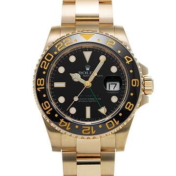 ロレックス GMTマスターII 116718LN ブラック メンズ 時計 【中古】【wristwatch】