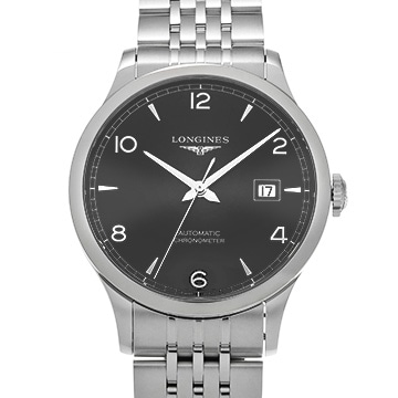 ロンジン レコード L2.821.4.56.6 ブラック・グラデーション メンズ 時計 【新品】【wristwatch】