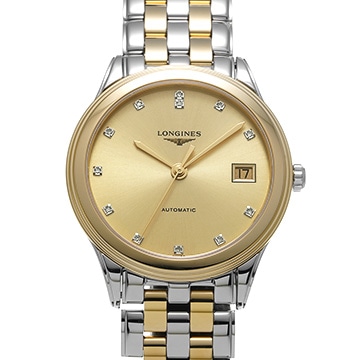 ロンジン フラッグシップ L4.774.3.37.7 シャンパン/ダイヤモンド メンズ 時計 【新品】【wristwatch】