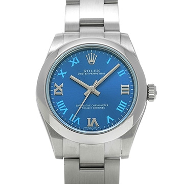 ロレックス オイスターパーペチュアル 31 177200 アズーロブルー ユニセックス 時計 【中古】【wristwatch】