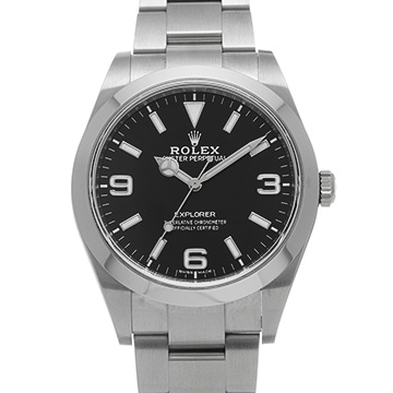ロレックス エクスプローラー 214270 ブラック メンズ 時計 【中古】【wristwatch】