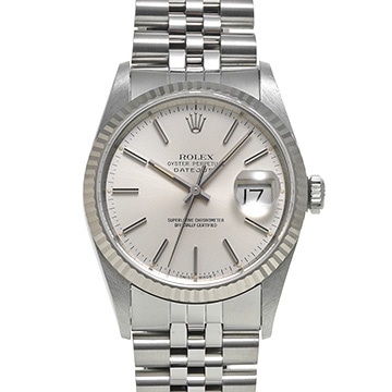 ロレックス デイトジャスト 16234 シルバー メンズ 時計 【中古】【wristwatch】