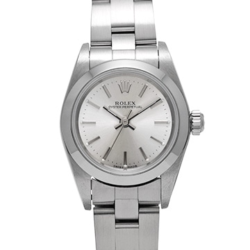 ロレックス オイスターパーペチュアル 76080 シルバー レディース 時計 【中古】【wristwatch】
