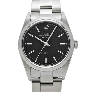 ロレックス エアキング 14000M ブラック メンズ 時計 【中古】【wristwatch】