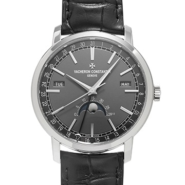 ヴァシュロン コンスタンタン トラディショナル コンプリートカレンダー 4010T/000G-B740 グレー メンズ 時計 【中古】【wristwatch】