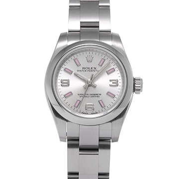 ロレックス オイスターパーペチュアル 26 176200 シルバー レディース 時計 【中古】【wristwatch】