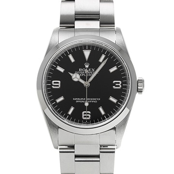 ロレックス エクスプローラー 14270 ブラック メンズ 時計 【中古】【wristwatch】