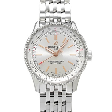 ブライトリング ナビタイマー オートマチック 35 A17395F41G1A1 シルバー ユニセックス 時計 【中古】【wristwatch】