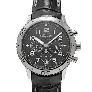 ブレゲ トランスアトランティック タイプXXI 3810ST/92/9ZU グレー メンズ 時計 【中古】【wristwatch】