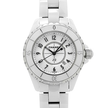 シャネル J12 33MM H0968 ホワイト レディース 時計 【中古】【wristwatch】