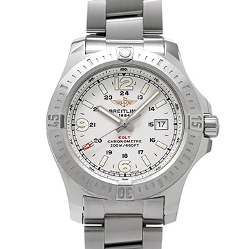 ブライトリング コルト クォーツ A7438811/G792 ホワイト メンズ 時計 【中古】【wristwatch】