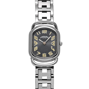 エルメス ラリー RA1.210.231/3777 グレー レディース 時計 【中古】【wristwatch】