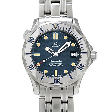 オメガ シーマスター 300 ミッドサイズ 2562.80 ブルー ユニセックス 時計 【中古】【wristwatch】