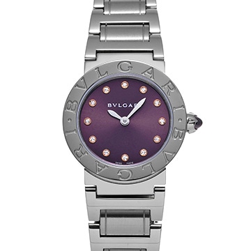 ブルガリ ブルガリブルガリ BBL26S パープル/ダイヤモンド レディース 時計 【中古】【wristwatch】