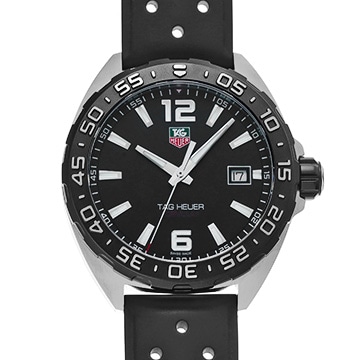 タグ ホイヤー フォーミュラ1 クォーツ WAZ1110.FT8023 ブラック メンズ 時計 【中古】【wristwatch】