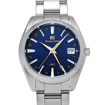 グランドセイコー ヘリテージコレクション クォーツ GMT クォーツウォッチ 50th SBGN009 ディープブルー メンズ 時計 【中古】【wristwatch】