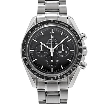 オメガ スピードマスター ムーンウォッチ プロフェッショナル アポロ11号 30th 3560.50 ブラック メンズ 時計 【中古】【wristwatch】