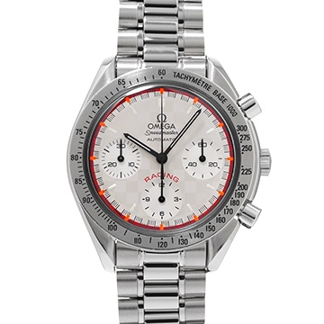 オメガ スピードマスター レーシング ミハエル・シューマッハ 2000 3517.30 シルバー メンズ 時計 【中古】【wristwatch】