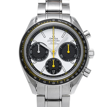 オメガ スピードマスター レーシング コーアクシャル 326.30.40.50.04.001 ホワイト/ブラック メンズ 時計 【中古】【wristwatch】