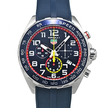 タグ ホイヤー フォーミュラ1 クォーツ クロノグラフ レッドブルレーシング CAZ101AL.FT8052 ブルー メンズ 時計 【中古】【wristwatch】