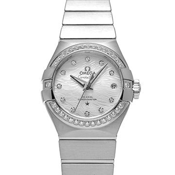 オメガ コンステレーション コーアクシャル 123.15.27.20.55.003 ホワイトシェル/ダイヤモンド レディース 時計 【新品】【wristwatch】