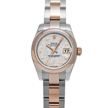 ロレックス デイトジャスト メテオライト 179161G メテオライト/ダイヤモンド レディース 時計 【中古】【wristwatch】