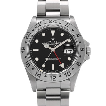ロレックス エクスプローラーII 16570 ブラック メンズ 時計 【中古】【wristwatch】