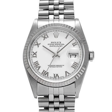 ロレックス デイトジャスト 16234 ホワイト メンズ 時計 【中古】【wristwatch】