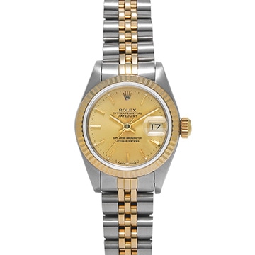 ロレックス デイトジャスト 69173 シャンパン レディース 時計 【中古】【wristwatch】
