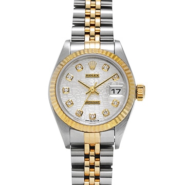 ロレックス デイトジャスト 79173G シルバーコンピュータ/ダイヤモンド レディース 時計 【中古】【wristwatch】