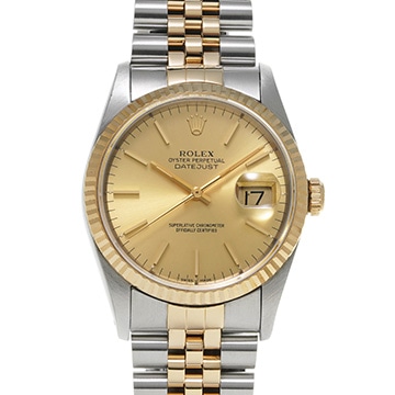 ロレックス デイトジャスト 16233 シャンパン メンズ 時計 【中古】【wristwatch】