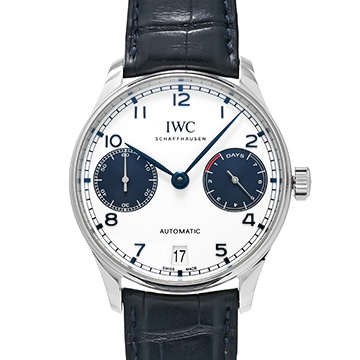 IWC ポルトギーゼ オートマティック IW500715 ホワイト メンズ 時計 【中古】【wristwatch】: ブランド時計 ｜WATCHNIAN(ウォッチニアン)公式通販/旧一風騎士