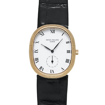 パテック フィリップ ゴールデン エリプス 3987 ホワイト メンズ 時計 【中古】【wristwatch】