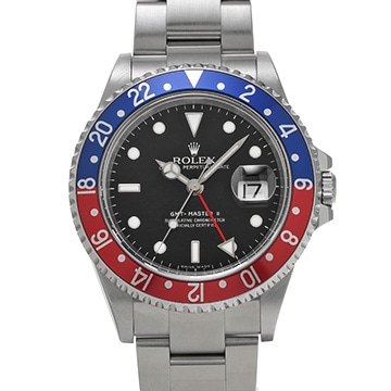 ロレックス GMTマスターII 16710 ブラック メンズ 時計 【中古】【wristwatch】