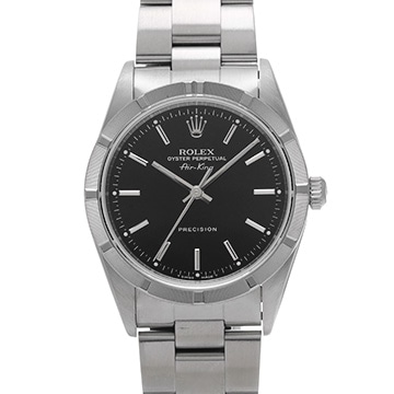 ロレックス エアキング 14010 ブラック メンズ 時計 【中古】【wristwatch】
