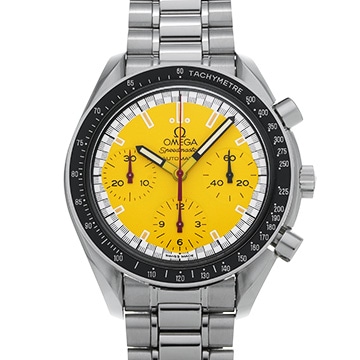 オメガ スピードマスター レーシング ミハエルシューマッハ 3810.12.40 イエロー メンズ 時計 【中古】【wristwatch】